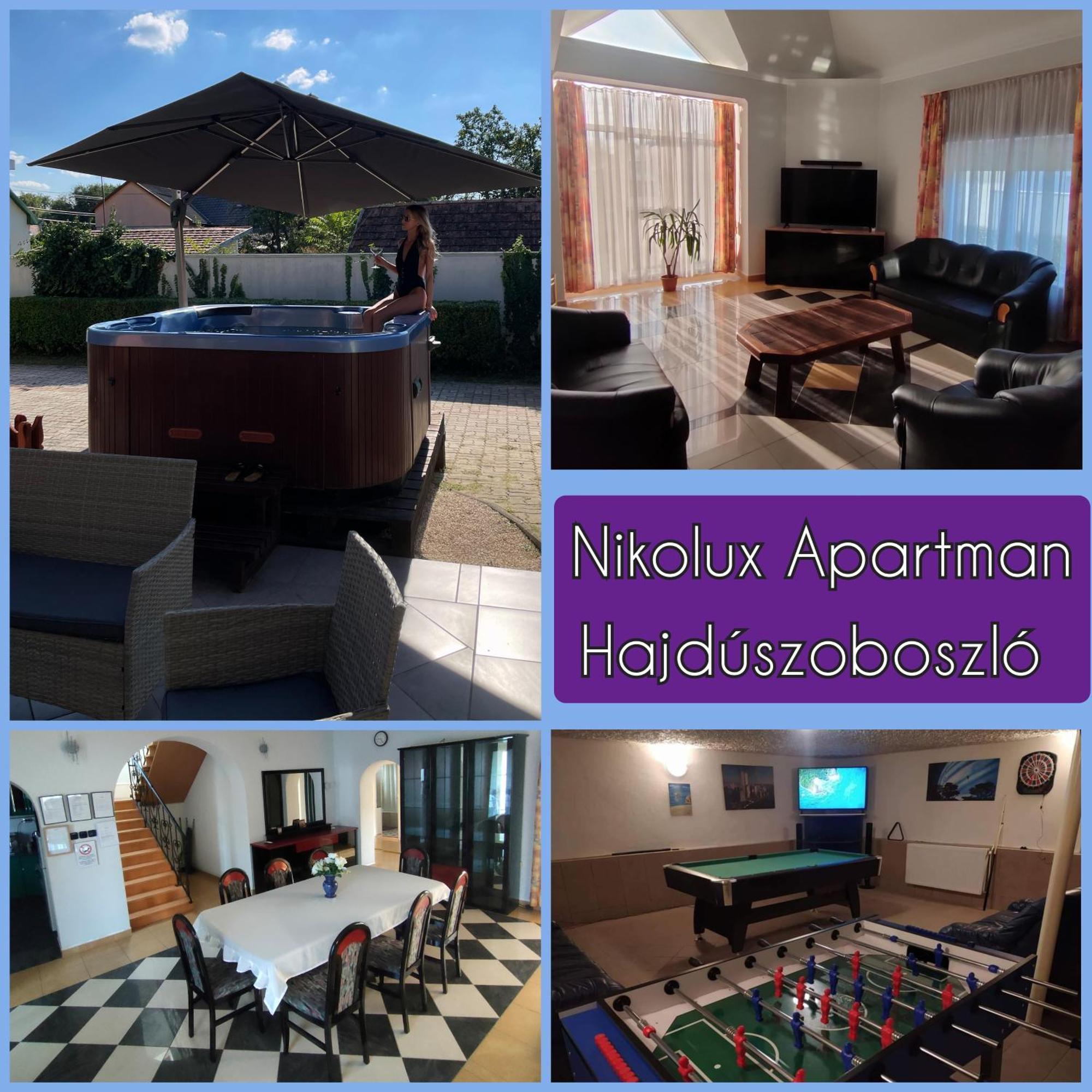 Nikolux Apartman Hajdúszoboszló Exterior foto